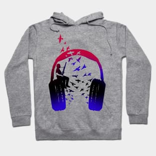 Headphone Music bassoon Hoodie